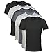 Gildan Men's Crew T-Shirts, Multipack, Style G1100, Black/Sport Grey/Charcoal (5-Pack), 2X-Large
