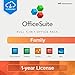 OfficeSuite Family | 5 in 1 Office Pack | Documents, Sheets, Slides, PDF, Mail & Calendar | 1 Year License | 1 Windows & 2 Mobile Devices | 6 Users [Online Code]