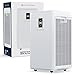 HATHASPACE Smart Air Purifiers - True HEPA Air Purifier, Cleaner & Filter for Allergies, Smoke, Pets - Eliminator of 99.9% of Dust, Pet Hair, Odors - HSP003 - 2800 Sq. Ft.