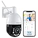 FOSCAM 4MP WiFi Outdoor Camera, 18X Optical Zoom with Auto Tracking, 2.4/5GHz WiFi Camera for Home Security, Person Vehicle Detection, 656ft Night Vision, 350°Pan 90°Tilt, Two-Way Audio, SD4H