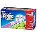 Ziploc Quart Food Storage Slider Bags, Power Shield Technology for More Durability, 76 Count