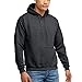 Hanes Men's Pullover EcoSmart Hooded Sweatshirt, Charcoal Heather, 2XL