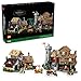 LEGO Icons Medieval Town Square Build and Display Model, Classic Castle Set Reimagined with 8 Medieval Minifigures, Explore the Medieval Village of Felsa in this Building Set for History Lovers, 10332