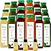 3 Day Juice Cleanse by Raw Fountain, All Natural Raw Detox Cleanse, Liquid Juice Diet, Cold Pressed Fruit and Vegetable Juices, Tasty and Energizing, 18 Bottles 12oz, 3 Ginger Shots