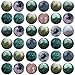 Natural Stone Beads 100pcs 8mm India Agate Round Genuine Real Stone Beading Loose Gemstone Hole Size 1mm DIY Charm Smooth Beads for Bracelet Necklace Earrings Jewelry Making (India Agate)