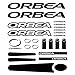 for ORBEA set Bike stickers frame protector decals (Black)