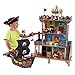 KidKraft Pirate's Cove Wooden Ship Play Set with Lights and Sounds, Pirates and 17-Piece Accessories, Gift for Ages 3+