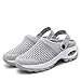 Air Cushion Orthopedic Slip on Shoes - 2023 New Air Cushion Slip-on Walking Shoes Orthopedic Diabetic Walking Shoes for Women Wide Width, Orthopedic Stretch Sandals Slippers for Women Arch Support