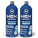 HEX Performance Fabric Conditioner, Fresh & Clean, 64 Load (Pack of 2) - Safe for Activewear, Eco-Friendly