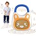 alilo Pocket Bunny Portable Sound Machine for Baby, Kids Audio Player Preloaded 120+ Stories/Music/Lullabies/Soothing Sound, 3 Timers and Memory Function Bluetooth Speaker (with Strap and Ring)