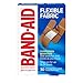 Band-Aid Brand Flexible Fabric Adhesive Bandages, Comfortable Sterile Protection & Wound Care for Minor Cuts & Burns, Quilt-Aid Technology to Cushion Painful Wounds, Assorted Sizes, 30 ct