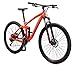 Mongoose Salvo Trail Adult Mountain Bike, 29-inch Wheels, 18-Speed Trigger Shifters, Lightweight Aluminum Medium Frame, Disc Brakes, Orange