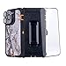 WallSkiN Case for iPhone 14 Pro Max (6.7') with Camera & Screen Protectors | Heavy Duty Full Body Military Grade Drop Protection Carrying Cover Holder | Holster for Men Belt with Clip Stand – Camo