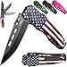 Spring Assisted Knife - Pocket Folding Knife - Military Style - Tactical Knife - Good for Camping Hunting Survival Indoor and Outdoor Activities Mens Gift - Stocking Stuffers 6681 F