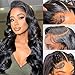 west kiss Body Wave Lace Front Wigs Human Hair Transparent 13x4 HD Lace Front Wigs Human Hair With Baby Hair Glueless Wigs Human Hair Pre plucked Frontal Wigs Human Hair HD Lace 180% Density 24 Inch