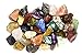 Hypnotic Gems 2 Pounds (Best Value) Bulk Rough India Stone Mix - Over 25 Stone Types - Large 1' Natural Raw Stones & Fountain Rocks for Cabbing, Tumbling, Lapidary & Polishing and Reiki Healing