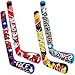 Deekin Set of 4 32 Inch Inflatable Hockey Sticks Hockey Party Favors, 4 Trendy Style, Large Hockey Birthday Party Decorations Funny Blow Up Hockey Stick Sports Birthday Party Supplies