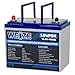 WEIZE 12V 100Ah LiFePO4 Lithium Battery, Upgrade Mini Size & Lightweight, 100A Smart BMS, Deep Cycle Low Temperature Protection Battery for RV, Solar, Marine, Trolling Motor, Off Grid Applications