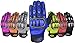 ALPHA CYCLE GEAR MOTO SPORTS GLOVES (BLACK/BLUE, SMALL)