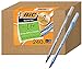 BIC PENS Large Bulk Pack of 240 Ink Pens, Bic Round Stic Xtra Life Ballpoint , Medium point 1.0 mm, 120 Black & 120 Blue Pens in Box Combo Pack