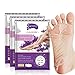 ALIVER Foot Peel Mask 3 Pack, Exfoliator Peel Off Calluses Dead Skin Callus Remover, Baby Soft Smooth Touch Feet-Men Women (Lavender)