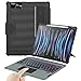 Nillkin Keyboard Case for iPad Air 13-inch (M2, 2024), iPad Pro 12.9 Case with Keyboard(6th/5th/4th/3rd Gen), Magic Trackpad, Slide Camera Cover, Detachable Keyboard with 7 Backlight Colors, Black