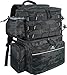 MATEIN Fishing Tackle Backpack with Cooler, Large Fishing Bag with Rod Holders for 4 Trays (Tray Not Included) & Fishing gear