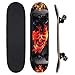 NPET Pro Skateboard Complete 31 Inch 7 Layer Canadian Maple Double Kick Concave Deck Skating Skateboard…