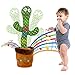 Tiny Tots Toys Dancing Cactus Mimicking Toy for Baby - Talking Cactus That Mimics and Sings - 125 Songs 35 Nursery Rhymes for Toddlers and Up | Repeats, Mimics and Wiggles with Dazzling LED Lights