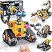 Demkia Robot Toys Building Set for Kids and Adults, Rechargeable 4-in-1 Remote & APP Controlled RC Wall Robotics Kit STEM Toys, Christmas Birthday Gifts for Boys Ages 6 7 8-12 (588 Pcs)