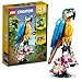 LEGO Creator 3 in 1 Exotic Parrot Building Toy Set, Transforms to 3 Different Animal Figures - from Colorful Parrot, to Swimming Fish, to Cute Frog, Creative Toys for Kids Ages 7 and Up, 31136