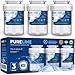 Pureline Replacement for MWF Water Filter, Smartwater MWFP, Kenmore 46-9991, Models MWFP, MWFINT, GWF, GWFA, Refrigerator Water Filter. NSF Certificate