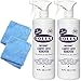 Black Swan Distributors - 2 FOLEX Instant Carpet Spot Removers (32 oz) & Reusable Microfiber Cleaning Cloths (15x15 in) - Household Stain Treater Kit