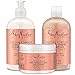 SheaMoisture Coconut & Hibiscus Curl TRIO: Includes Curl & Shine Shampoo, Curl & Shine CONDITIONER, Curl Enhancing Smoothie with a box