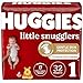 Huggies Size 1 Diapers, Little Snugglers Newborn Diapers, Size 1 (8-14 lbs), 32 Count