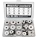 Fender Washers for Screws — 225Pcs Washers Assortment, Washers for Bolts in 15 Different Sizes (M2 M2.5 M3 M4 M5 M6 M8 M10 M12)—Stainless Steel Washers for Home & Industrial Usage