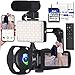 VETEK Video Camera 8k Camcorder 48MP UHD WiFi IR Night Vision Vlogging Camera for YouTube, 18X Digital Zoom 3.0“ LCD Screen Digital Camera with Microphone, 32G SD Card, Remote Control and 2 Batteries