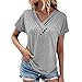 CUCUHAM Womens Summer Tops 2024, Spring Tops for Women, Spring Blouses for Women 2024, Recent Orders Placed, Deals of The Day Lightning Deals Today Prime, Women's Tops, Spring Top(Large,Aa-Gray)