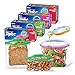 Ziploc Food Storage and Sandwich Bags Variety Pack, Stay Open Design with Stand-Up Bottom, Easy to Fill, 166 Bags Total