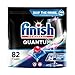 FINISH Quantum Powerball, Dishwasher Pods, Dishwasher Detergent Liquid, Dishwasher Soap, Advanced Clean & Shine, 82ct Dishwasher Tablets