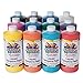 S&S Worldwide Color Splash! Liquid Tempera Bulk Paint, Set of 12 in 11 Bright Colors, 32-oz Easy-Pour Bottles, Great for Arts & Crafts, School, Classroom, Poster Paint, For Kids & Adults, Non-Toxic.