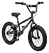 Mongoose Argus MX Kids Fat Tire Mountain Bike, Age 3 to 7 Year Old or 38 to 48 Inches Tall, 16' x 3.0' Fat Tires, BMX-Style and High-Ten Steel Frame, Single Speed, Black