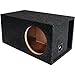 Bbox Single Vented 15 Inch Subwoofer Enclosure - SPL-Tuned Single Car Subwoofer Boxes & Enclosures - Premium Subwoofer Box Improves Audio Quality, Sound & Bass - Nickel Finish Terminals