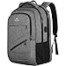 MATEIN Travel Laptop Backpack, 17 inch Business Flight Approved Carry on Backpack, TSA Large Computer Backpack for Men Women with USB Port and Trolley Sleeve, College School Tactical Book Bag, Grey