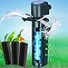 coospider-repta 200GPH Aquarium Filter, U-V for Aquarium for 20-75 Gal Tank, Submersible Pump Filter for Green Water and Algae Clean, Ultra-Silent Green Killing Machine with Fish Tank Deodorization