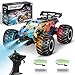 HENEROAR Remote Control Car, Remote Control Truck, 2.4Ghz All Terrain Off-Road Monster Truck, 20 KM/H Rc Cars with LED Bodylight and 2 Rechargeable Batteries Toys for Boys Age 4-7 8-12