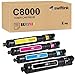 Swift Ink [Extra High Capacity for Xerox Versalink C8000 Toner Cartridge Set (4 Color Pack) - Black 20,900 and Colors 16,500 Pages ( 106R04049, 106R04048, 106R04047, 106R04046 )