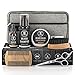 Striking Viking Grooming Kit - Premium Care Products for Men with Beard Shampoo, Oil, Balm Butter, Brush, Wooden Comb, Mustache Scissors & Toiletry Bag