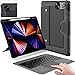 Nillkin iPad Pro 12.9 Case with Keyboard (3rd, 4th, 5th, 6th gen), iPad Air 13 Inch Keyboard Case (M2 2024), Detachable keyboard for ipad pro 12.9 inch With Slide Camera Cover&Stand, Built-in trackpad