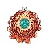 Glowing Crushed Malachite Third Eye Pinecones Pendant Festival Jewelry For Women For Men Boho Fashion Gypse Gear 100% Natural Sacred Geometry Pinecone with Green Gemstone Necklace